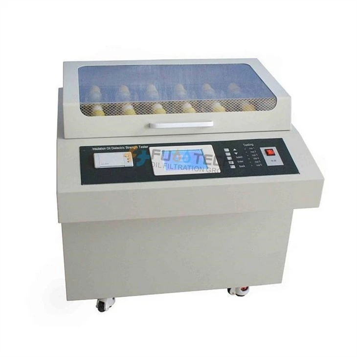 Breakdown voltage testing of insulating oil(001)